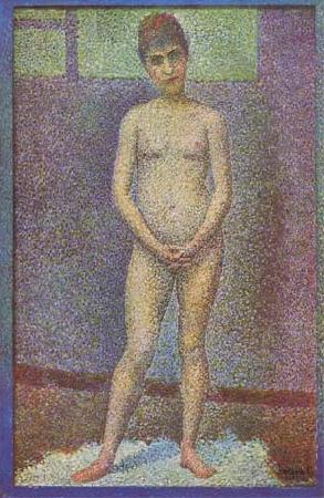 Georges Seurat Model,Front View (mk09) Norge oil painting art